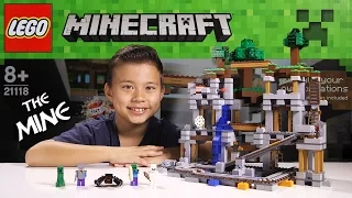 LEGO MINECRAFT - Set 21118 THE MINE - Unboxing, Review, Time-Lapse Build