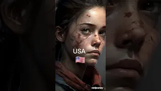 Countries as Last of Us characters #shorts #lastofus #ai #midjourney