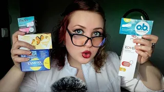 ASMR AFFECTIONATE PHARMACIST WILL PICK UP THE PERFECT TAMPONS FOR YOU ♥ASMR whisper 99.9% goosebumps