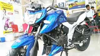 2018 ALL NEW TVS APACHE RTR 160 4V RACING BLUE LATEST EDITION