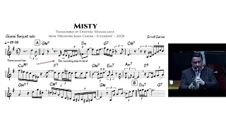 #ErrollGarner - Misty - Gianni Sanjust (transcription)