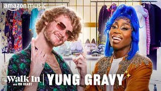 Yung Gravy Carries THIS in his Gucci Backpack! | The Walk In | Amazon Music