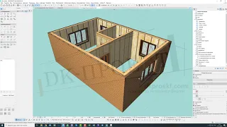 Проектирование каркасного дома в Archicad c помощью Archiframe