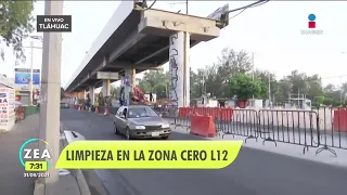 Retiran por completo estructura colapsada en la Línea 12 del Metro | Noticias con Francisco Zea