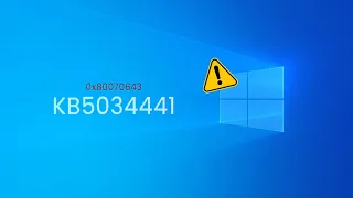 Microsoft Confirms it will NOT Fix KB5034441 Error 0x80070643 on Windows 10