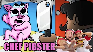 CHEF PIGSTER TRISTE HISTORIA DE ORIGEM - Reagindo ao GameToones