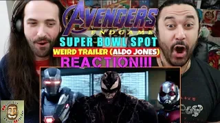 AVENGERS: ENDGAME SUPER BOWL Weird Trailer | FUNNY SPOOF PARODY by Aldo Jones REACTION!!!