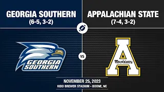 2023 Week 13 - Georgia Southern at Appalachian State