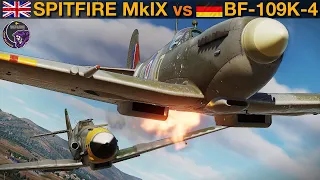 Spitfire MkIX vs BF-109K-4: Dogfight | DCS WORLD