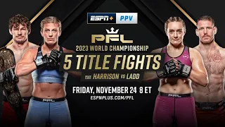 PFL 10: 2023 WORLD CHAMPIONSHIP LIVESTREAM FULL FIGHT NIGHT COMPANION & PLAY BY PLAY