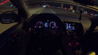 2012 Audi Q7 3.0T 0-100kph and top speed attempt through traffic on highways of 'Mexico'
