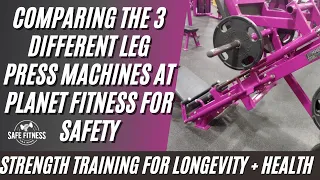 Planet Fitness 3 Leg Press Comparison for Safety in the Knees and Lower Back | Hammer Strength