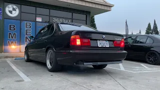 BMW 540i M-tech Muffler delete