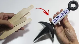 Easiest way on How I make my Popscile Stick Minato Kunai WITHOUT USING POWERTOOLS