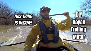 First Time Testing the Kayak Trolling Motors On the River!! -- (DIY) Spring 2019