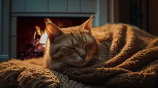 Cat's Hearthside🔥 Haven | Purring in Peace 😴