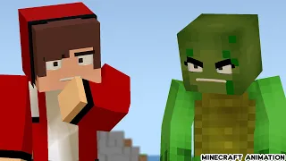 MIKEY & JJ 😱 | BUTT BATTLE MEME - Minecraft Animation