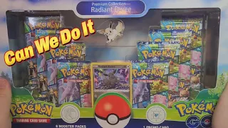 Can We Pull All The Radiant Pokémon From The Premium Collection Radiant Eevee Box