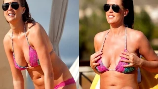 Danielle Lloyd Flaunts Her Bikini Body Poolside in Spain Beach - OMG !