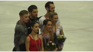 Golden Spin of Zagreb 2016 Medal Ceremony Pairs