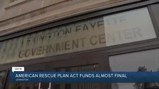 American Rescue Plan Act funds almost final