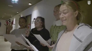 USWNT GOES CAROLING AT TEAM HOTEL ● US SOCCER HOLIDAY VIDEO ● MAL, ROSE, EMILY, and SAM