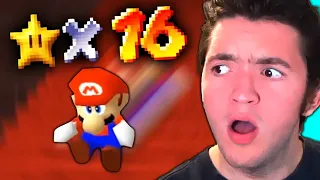 Simply reacts to NEW Super Mario 64 16 Star TAS Speedrun