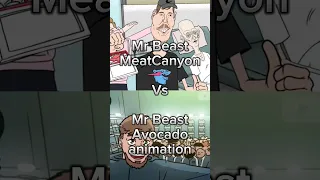 Mrbeast MeatCanyon Vs Mrbeast Avocado animation | #shorts #youtubeshorts #mrbeast #animation