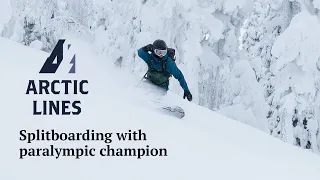 Finnish Columbia Traverse in Ruka with Paralympic champion l Arctic Lines