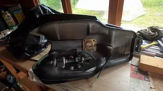 AJS Cadwell EFI tank removal and tank swap