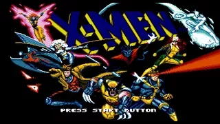 X-Men Megadrive - Intro / Opening (Full HD 1080p)