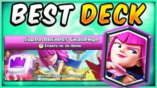 BEST DECK for SUPER ARCHERS CHALLENGE! — Clash Royale