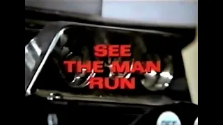 See The Man Run (Action/Drama) ABC Movie of the Week - 1971