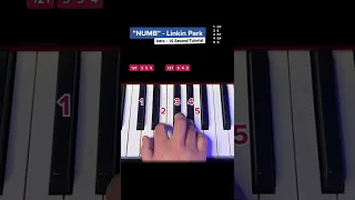 How to play „NUMB“ Intro (Linkin Park) - Easy Piano Tutorial #pianotutorial #learnpiano #pianolesson