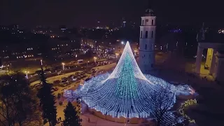 Самая красивая елка Европы 2017/2018, Вильнюс Vilnius Christmas Tree 2017
