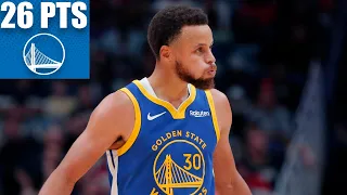 Steph Curry leads Warriors with 26 points and 11 assists vs. the Pelicans | 2019-20 NBA Highlights