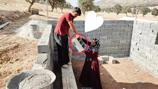 Nomadic commitment: the indescribable effort of an Iranian family in building a winter shelter, Iran