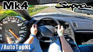 BRAND NEW! 1994 Toyota SUPRA MK4 265km/h on AUTOBAHN! by AutoTopNL