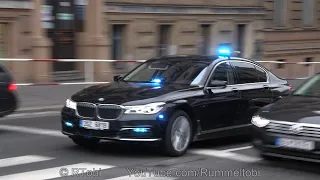 2 Prague Police MVA vans & unmarked special escort Police BMW 7 series responding [CZ | 4.10.2021]