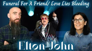 Elton John - Funeral For A Friend/ Love Lies Bleeding (REACTION) with my wife