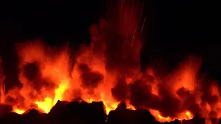 Incredible eruptions at Ibu Volcano, Indonesia