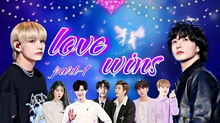 Love wins 🫶💗|| the untold love || part-1|| taekook yoonmin namjin hopey/n  love story 💕🫶 #taekook