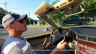 1995 Mercedes-Benz E320 Cabriolet Drive Video # 2 6/21/21