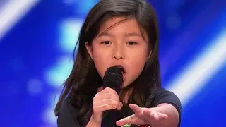 Celine Tam  9 Year Old 'My Heart Will Go On' AGT 2017