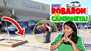 😭SE ROBARON MI CAMIONETA en EL SUPER 🛻😱¡BROMA EXTREMA A MI HERMANA!😈🚓 | CONNY MERLIN