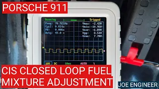 How To Adjust Closed Loop Fuel Mixture for Porsche 911 Bosch CIS K-Jetronic Fuel Injection