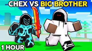 I TROLLED My BIG BROTHER For 1 HOUR.. (Roblox Bedwars)