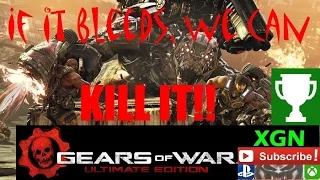 Gears of War Ultimate Edition how to unlock Shock Therapy achievement and kill Brumak Boss!