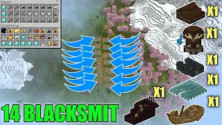 🔥14 BLACKSMITH Minecraft 1.20 Bedrock And Pocket Edition | Seed Minecraft 1.20 | Minecraft Seeds
