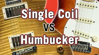 Single Coil vs Humbucker Pickup Tone Comparison